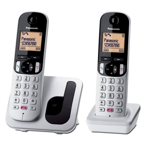 Panasonic kx-tgc250jtb telefono cordless digitale per anziani con