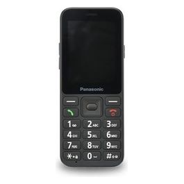 Panasonic KX-TU250 Telefono Cellulare Facilitato per Anziani Tasto SOS per Chiamate di Emergenza Nero