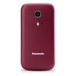 Panasonic KX-TU400 Cellulare Senior a conchiglia facilitato con SOS 2.4" a colori Bordeaux