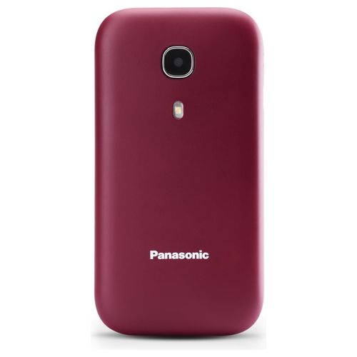 Panasonic KX-TU400EXR Telefono Cellulare ad Utilizzo Facilitato Bordeaux