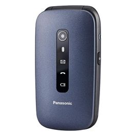Panasonic KX-TU550EXC Telefono 4G Cellulare Senior Blu