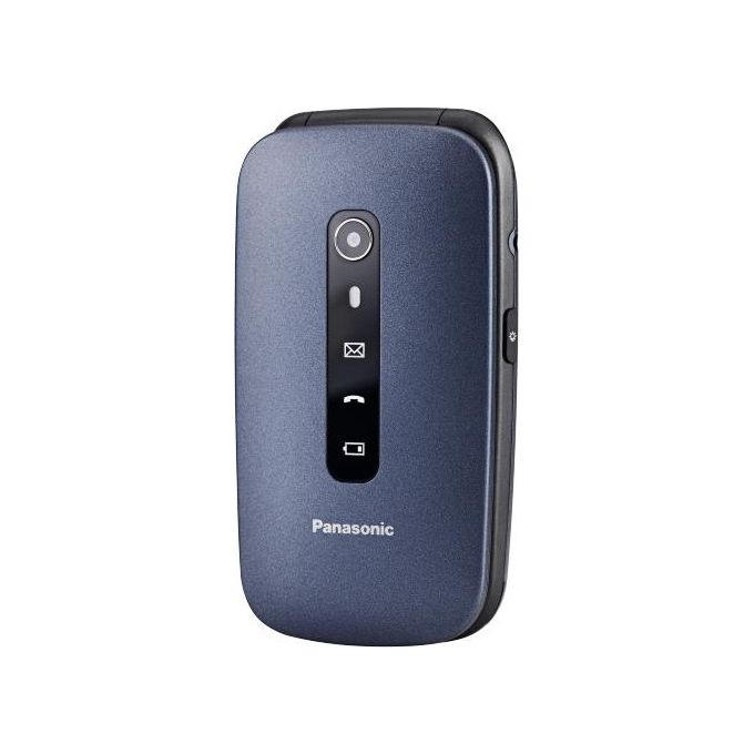Panasonic KX-TU550EXC Telefono 4G Cellulare Senior Blu