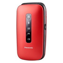KX-TU550EXR Telefono 4G Cellulare Senior Rosso