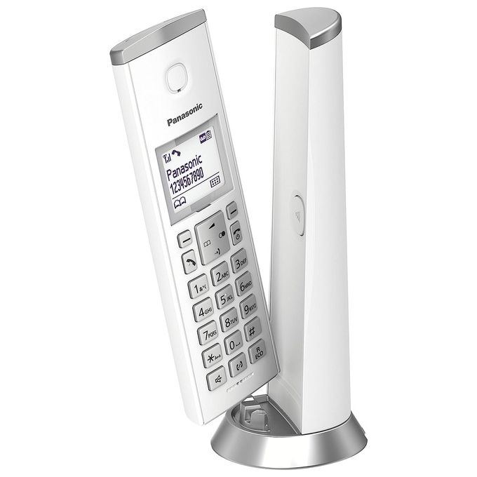 Panasonic KX-TGK220JTW Telefono Cordless con Segreteria Bianco