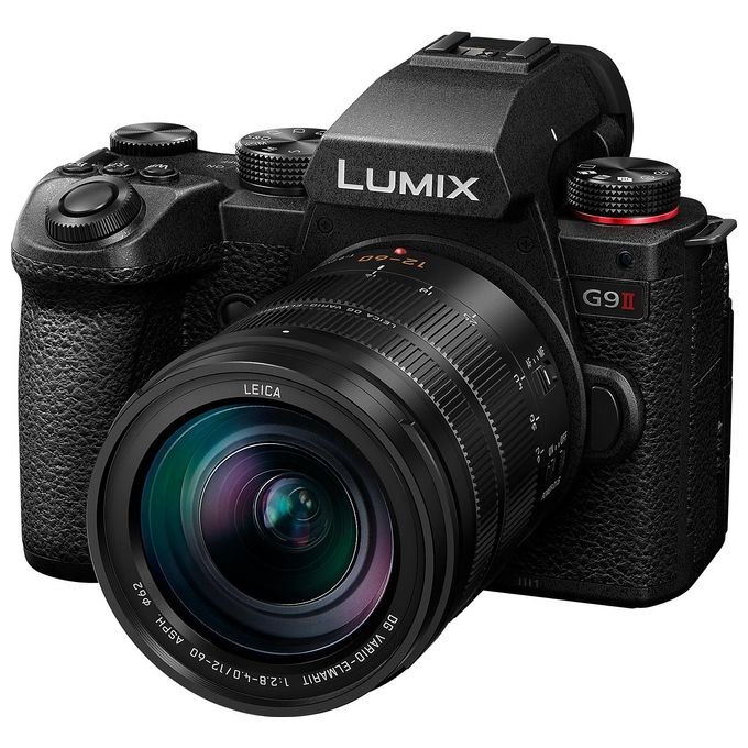 Panasonic LUMIX DC-G9M2LE Fotocamera Mirrorless Micro Quattro Terzi con Obiettivo Leica DG Vario-Elmarit 12-60mm F2.8-4.0 25.2MP 4K 120p/100p e 5.7K 30p/25p Phase Hybrid AF Nero