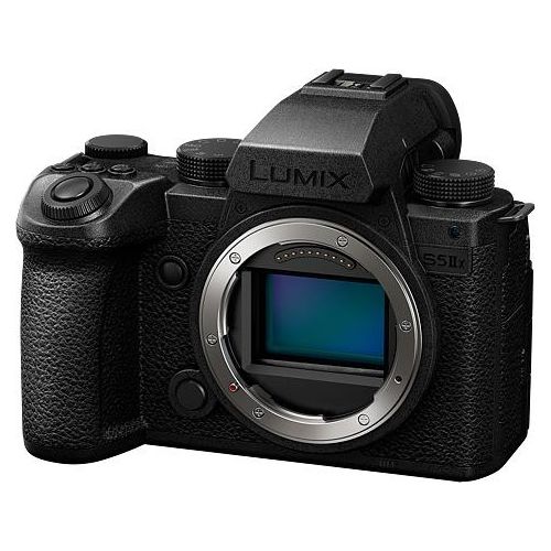 Panasonic LUMIX DC-S5M2XE Fotocamera Mirrorless Full Frame Registrazione 4K 60P e 6K 30P Illimitata Flip Screen Wi-Fi Phase Hybrid AF Active IS Dual Native ISO Batteria DMW-BLK22