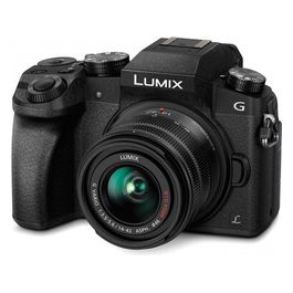 Panasonic LUMIX DMC-G7K Fotocamera Mirrorless Digitale con Obiettivo Standard Zoom LUMIX G VARIO 14-42 mm H-FS1442A Foto e Video 4K Wi-Fi Nero