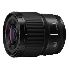 Lumix S-S35 mm F1.8 Elevata Mobilita' Splendido Effeto Bokeh Lunghezza Focale Fissa con Ampia Apertura Nero