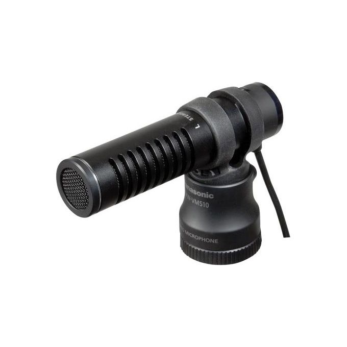 Panasonic Microfono per Videocamera Digitale Cablato Stereo 3,5mm Nero