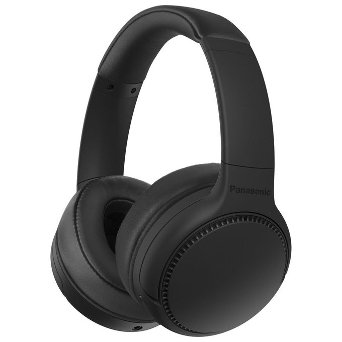 Panasonic RB-M300BE-K Cuffie Bluetooth Over Ear Wireless 50h Autonomia Ricarica Rapida 15 min Microfono Integrato colore Nero