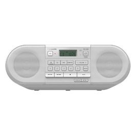 RX-D552 Radio DAB+ Bluetooth Lettore Cd Design Vintage 20W Usb Telecomando Incluso Portatile Sound Booster Bianco