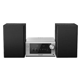 SC-PM704EG-S Sistema Stereo Compatto Micro HiFi con CD Argento