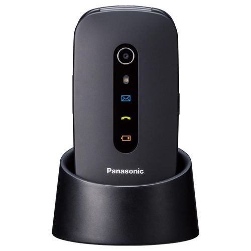 Panasonic Telefono Cellulare Bluetooth Flip Vivavoce Display 2,4" Nero