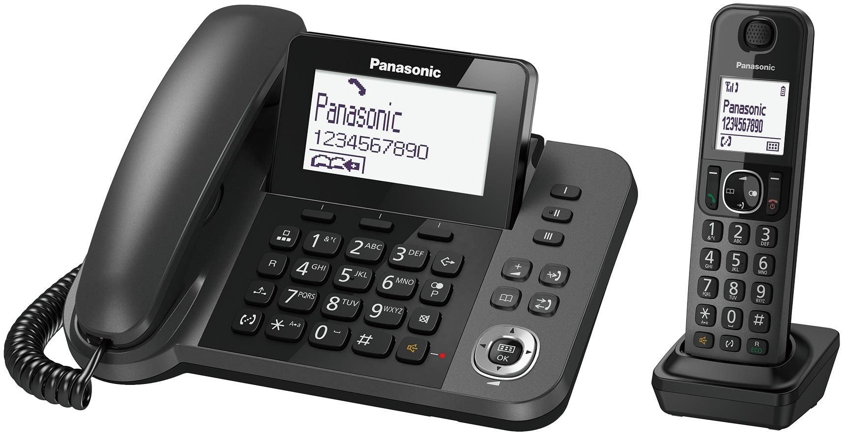 Panasonic KX-TGF310EXM Telefono Fisso