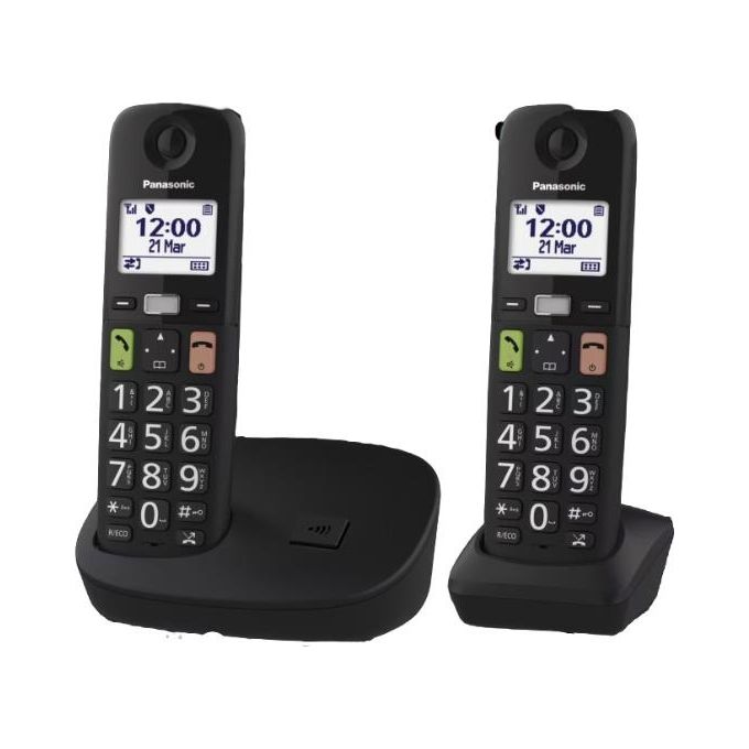 Image of Panasonic Telefono Cordless Nero