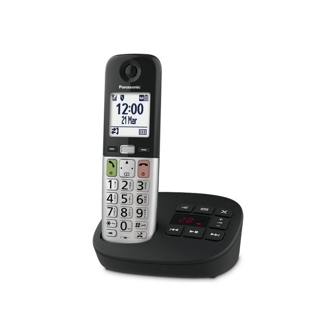 Image of Panasonic Telefono Cordless Nero-Argento