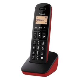 KX-TGB610JT Cordless display 1,4'' Blocco chiamate ID Rubrica Nero/Rosso