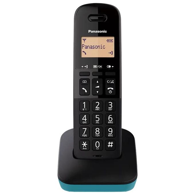 Panasonic KX-TGB610JT Cordless display 1,4'' Blocco chiamate ID Rubrica Nero-blu