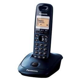 Panasonic KX-TG2511JT Cordless Dect/Gap Display 1,4'' Vivavoce ID Chiamante Rubrica Blu