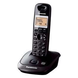 Panasonic KX-TG2521JT Cordless Dect/Gap Display 1,4'' Vivavoce ID Chiamante Rubrica Segreteria Titanium