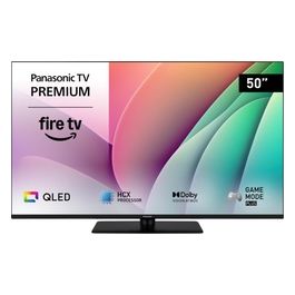 TV-50W80AEZ Smart TV 50 Pollici 4K Ultra HD Display QLED Sistema Fire TV HDR10 Wi-Fi Classe E colore Nero