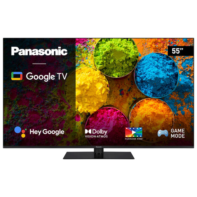 Panasonic Tv Led 4K TX-55MX700E 55 pollici Smart tv Android Chromecast built-in Dolby Vision HDR10 HLG Film Meker Mode Dolby Atmos Game Mode 