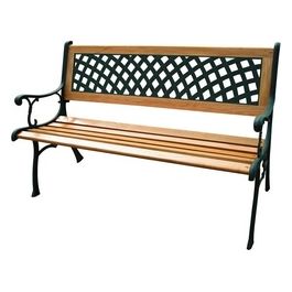 Panca Rombo In Ghisa - Legno - Abs