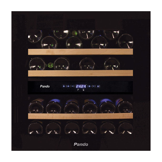 Pando Cantinetta Vino da Incasso 25 Bottiglie Nero PVMAVP 60-25CRR