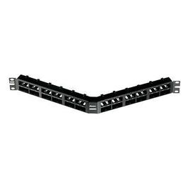 CPA48HDBL Pannello 1U Angolare per 48 Rj45s Nero
