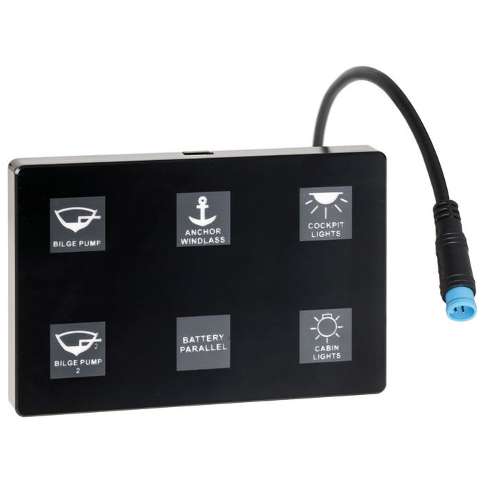 Pannello Elettrico Touch 6 Interr. Osculati