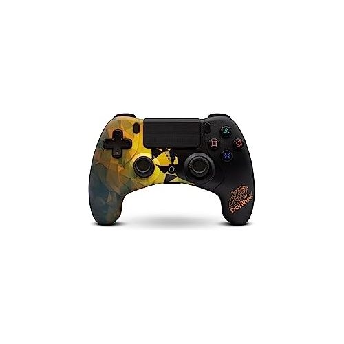 Panthek PlayStation 4 Controller Wired Giallo e Nero