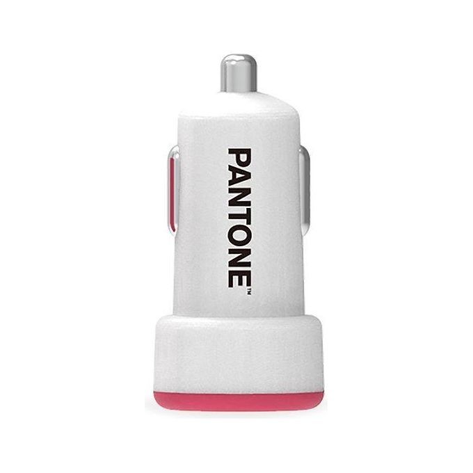 Pantone Caricabatterie da Auto 2A Carica Rapida Rosa
