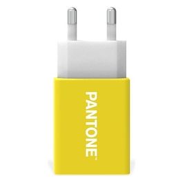 Pantone Caricabatterie da Rete con Porta Usb 2A Carica Rapida Giallo