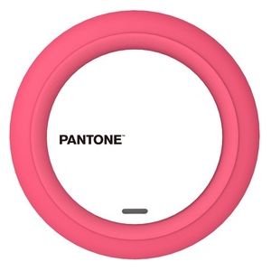 Pantone Caricatore Wireless QI Rosa