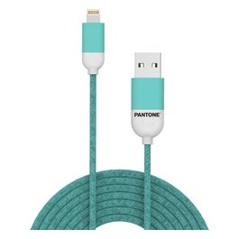 Pantone Cavo Lightning per iPhone Ciano 1.5mt