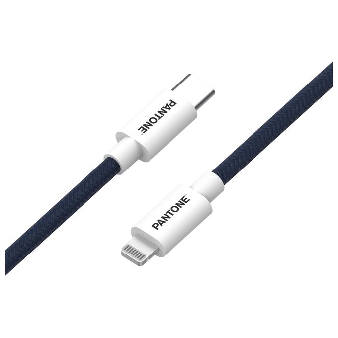 Pantone Cavo USB-C a Lightning Compatibile con Dispositivi Apple e Sistema iOS Navy