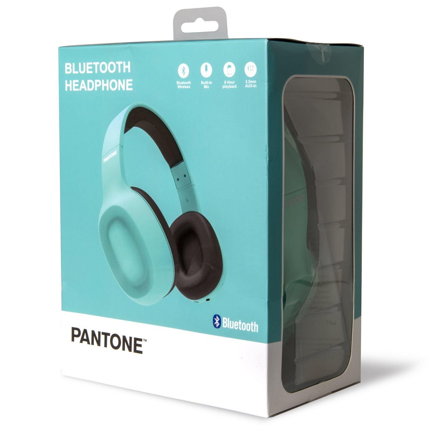 Pantone Cuffie Stereo Bluetooth 8 Ore di Autonomia Azzurro | Yeppon