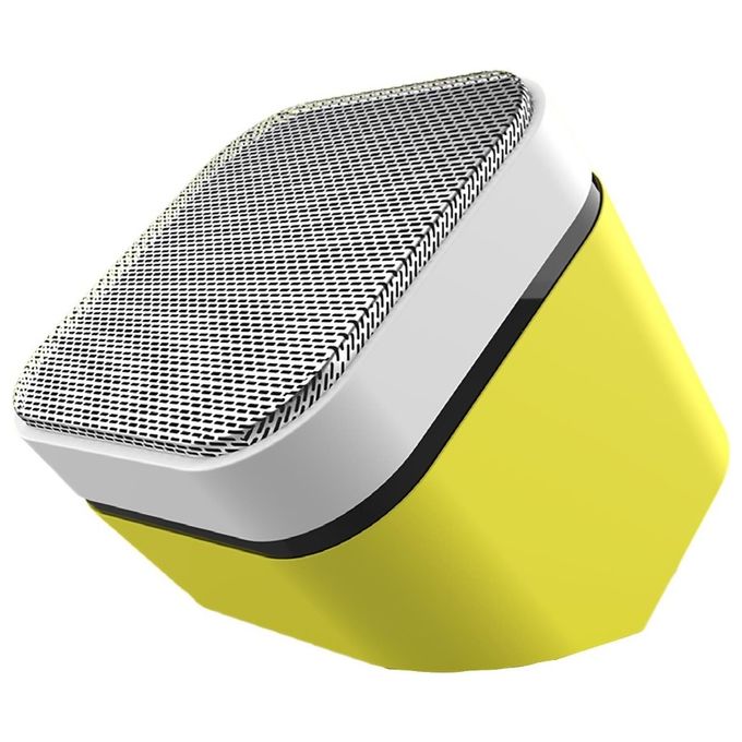 Celly Speaker Fluo PT-BS003F Cassa Bluetooth con Tecnologia Bluetooth 5.1 e Potenza di Uscita di 3W Speaker Wireless con Raggio di 10m e Autonomia Fino a 3,5 h Adatta per Ambienti Chiusi e Aperti Giallo