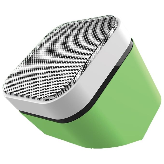 Celly PT-BS003G Speaker Fluo Cassa Bluetooth con Tecnologia Bluetooth 5.1 e Potenza di Uscita di 3W Speaker Wireless con Raggio di 10m e Autonomia Fino a 3,5 h Adatta per Ambienti Chiusi e Aperti Verde