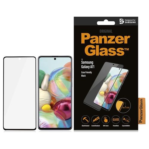 PanzerGlass Edge-to-Edge per Samsung Galaxy A71 Nero
