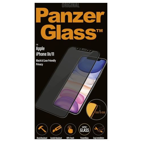 PanzerGlass Pellicola Protettiva per Display Edge-to-Edge Privacy per iPhone 11/XR