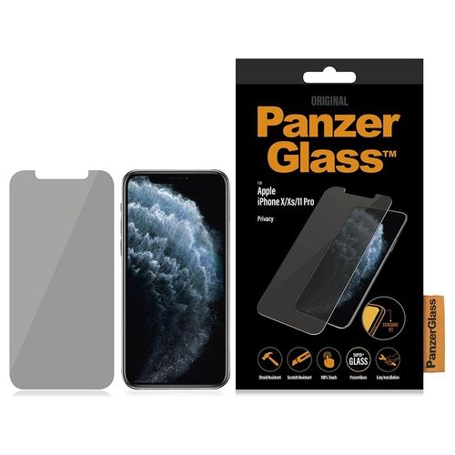 PanzerGlass Pellicola Protettiva per Display Privacy Protector per iPhone 11 Pro/XS/X Chiaro