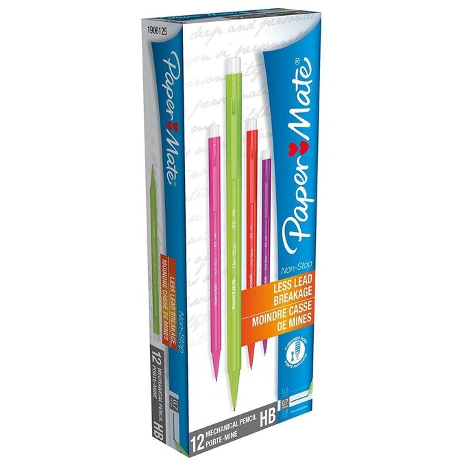 Papermate Confezione 12 Portamine Non Stop 0,7mm