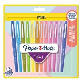 Papermate Confezione 6 Penne Flair Pastel Colori Assortiti