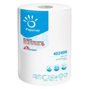 Papernet Asciugamano di Carta 68,91mt 309 Fogli Cellulosa Bianco