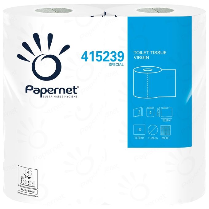 Papernet Confezione 24x4 Rotoli Carta Igienica 190 Strappi