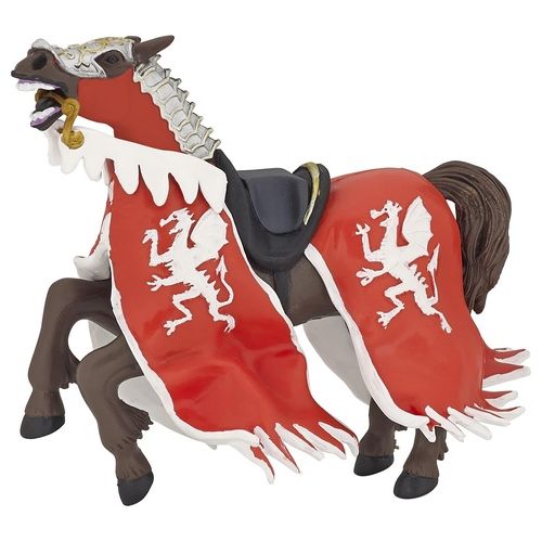 Papo Cavallo Re Drago Rosso