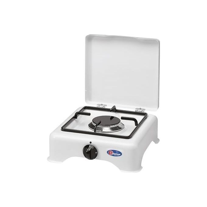 Parker 5321CGPM Fornello a Gas Metano 1 Fuoco con Manopola Colore Bianco