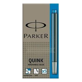 Parker Cartucce wsh blu Confezione 5