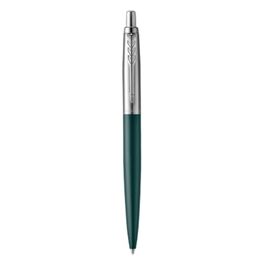 Jotter Penna A Sfera Xl Finitura Cromata Punta Media Inchiostro Blu Confezione Regalo Greenwich Matte Green